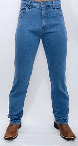 calça jeans indian farm com elastano moove blue