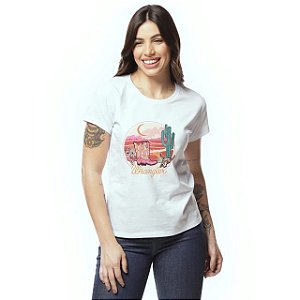 CAMISETA WRANGLER TSHIRT WF5707 BRANCO