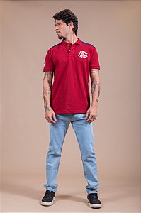 POLO TXC CLASSIC ML BORDADO VERMELHO 6722