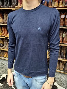 TRICOT TXC CLASSIC ML BORDADO MARINHO 7274