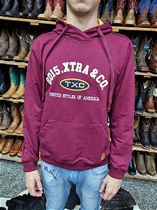 MOLETOM TXC CUSTOM BORDO 3426