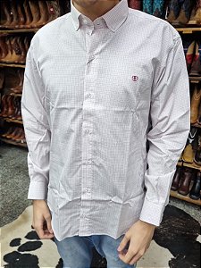 CAMISA DI HOFFMAN M/L 23325 VERMELHO