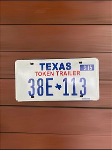 PLACA TEXAS 38E 113