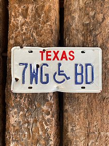 PLACA TEXAS 7WG BD