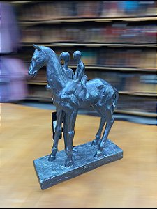 ESCULTURA HOME MAE E FILHO 30CM