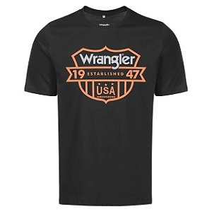 CAMISETA WRANGLER TSHIRT WM5684 PRETA