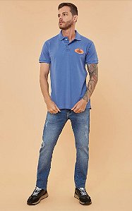 CAMISETA POLO CUSTOM REGULAR TXC AZUL 6779