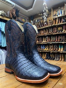 BOTA JÁCOMO JACARE BARRIGA PRETA 3192 XMDQ