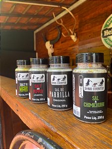 KIT PERSONALIZADO DE TEMPEROS ESPECIAIS PARA CHURRASCO ZONA COUNTRY