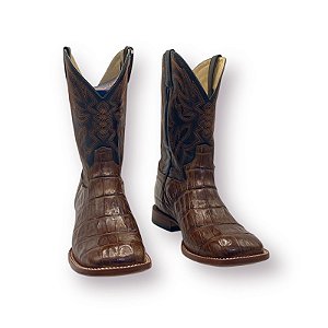 BOTA JÁCOMO JACARE CONHAQUE NAPA PRETO 3192 XMDQ