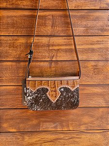 BOLSA CINCOW DIVE COURO PELO WHISKY 9365