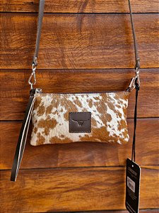 BOLSA CINCOW DIVE COURO PELO MARROM 93371 IIII