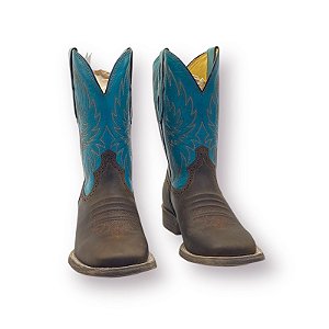 BOTINA VIMAR CAFÉ TURQUESA 81398