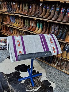 MANTA PARA SELA BOOTS HORSE NAVAJO COMBAT CINZA 30X32