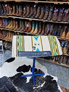 MANTA PARA SELA BOOTS HORSE NAVAJO COMBAT AREIA 30X32