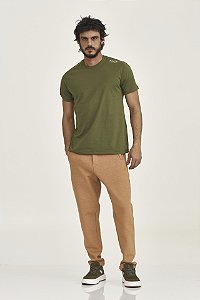 CAMISETA TXC MEIA MALHA REGULAR VERDE MILITAR ESTAMPADA 192352