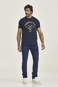 CAMISETA TXC MEIA MALHA REGULAR MARINHO ESTAMPADA 192330