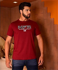 CAMISETA NFR VINHO CMS627