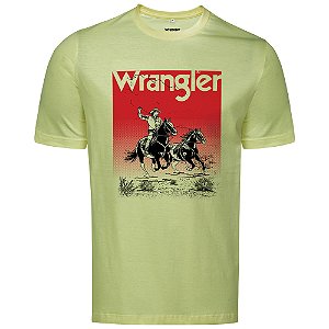 CAMISETA WRANGLER TSHIRT WM5753 AMARELA