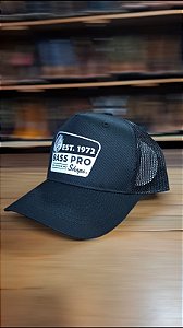 BONE BASS PRO SHOPS PRETO ESTAMPADO