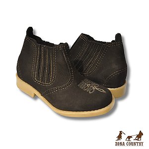 BOTINA MOCOCA NOBUK CAFÉ INFANTIL