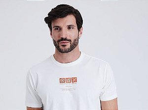 CAMISETA REGULAR MALHA 192569 OFF WHITE