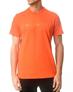 CAMISETA COLUMBIA BASIC LOGO II BRANDED SHADOW TUSCAN