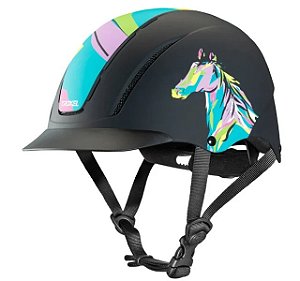 CAPACETE EQUITAÇAO TROXEL POP ART PONY S