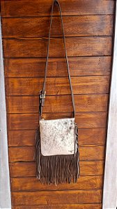BOLSA CINCOW DIVE COURO PELO MARROM 9372
