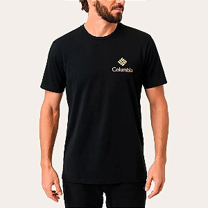 CAMISETA COLUMBIA CSC STACKED PRETO 321076