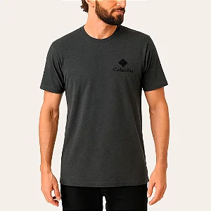 CAMISETA COLUMBIA CSC STACKED LOGO CINZA 321076