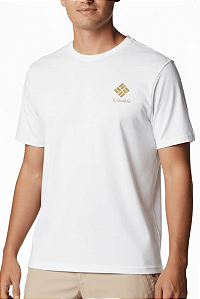 CAMISETA COLUMBIA CSC STACKED BRANCO 321076