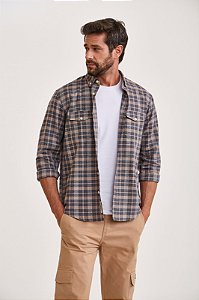 CAMISA TXC ML WORKER FLANELADA XADREZ 29426L