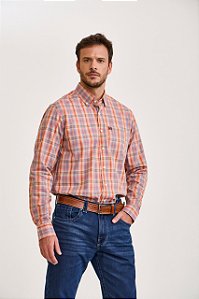 CAMISA TXC ML SLIM TRICOLINE BORDADA 29563