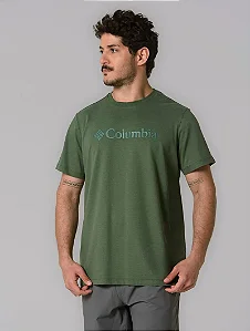 CAMISETA COLUMBIA BASIC LOGO BRANDED SHADOW VERDE 321015
