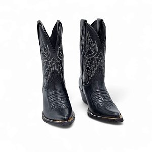 BOTINA VIMAR BICO FINO ATLANTA PRETA 81336