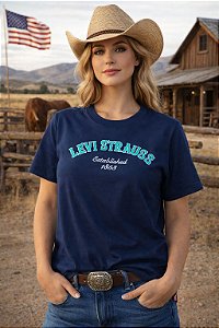 CAMISETA LEVI'S FEMININA AZUL LB0013334