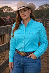 CAMISA RIVERTON FEM ML FAIR CUT 550 101