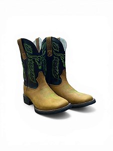 BOTA DHR MOSTARDA/FOSSIL PRETO D03-2107 LGBO