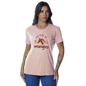 CAMISETA WRANGLER FEM BABY LOOK WF5761RE