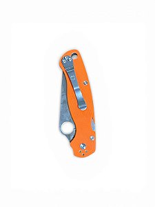 CANIVETE SPYDERCO KNIVES BODACIOUS CPM-S35VN CABO LARANJA