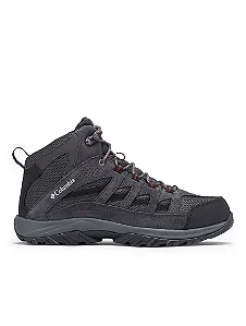 COTURNO COLUMBIA CRESTWOOD MID WATERPROOF DARK GREY/ DEEP RUST
