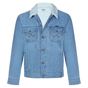 JAQUETA WRANGLER JEANS COM FORRO SHERPA WM9787