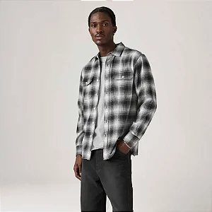 CAMISA LEVI'S CLASSIC WORKER CINZA 195870354