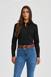 CAMISA TXC ML SLIM FEM TRICOLINE LISA 12058L