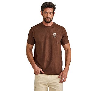 CAMISETA TXC REGULAR ESTAMPADA MARROM ESCURO 192886
