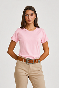 CAMISETA TXC FEM CUSTOM BORDADO ROSA BB 50367