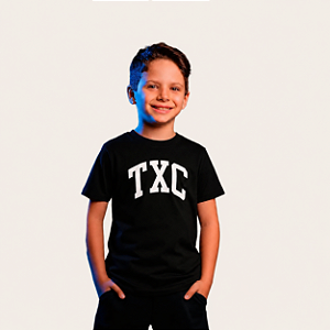 CAMISETA TXC INFANTIL CUSTOM MC ESTAMPADO PRETO 19737I
