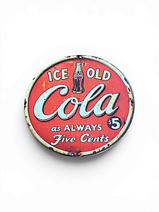 PLACA DECORATIVA ICE OLD COLA