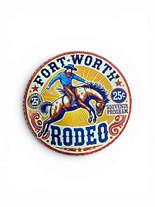 PLACA DECORATIVA FORT WORTH RODEO